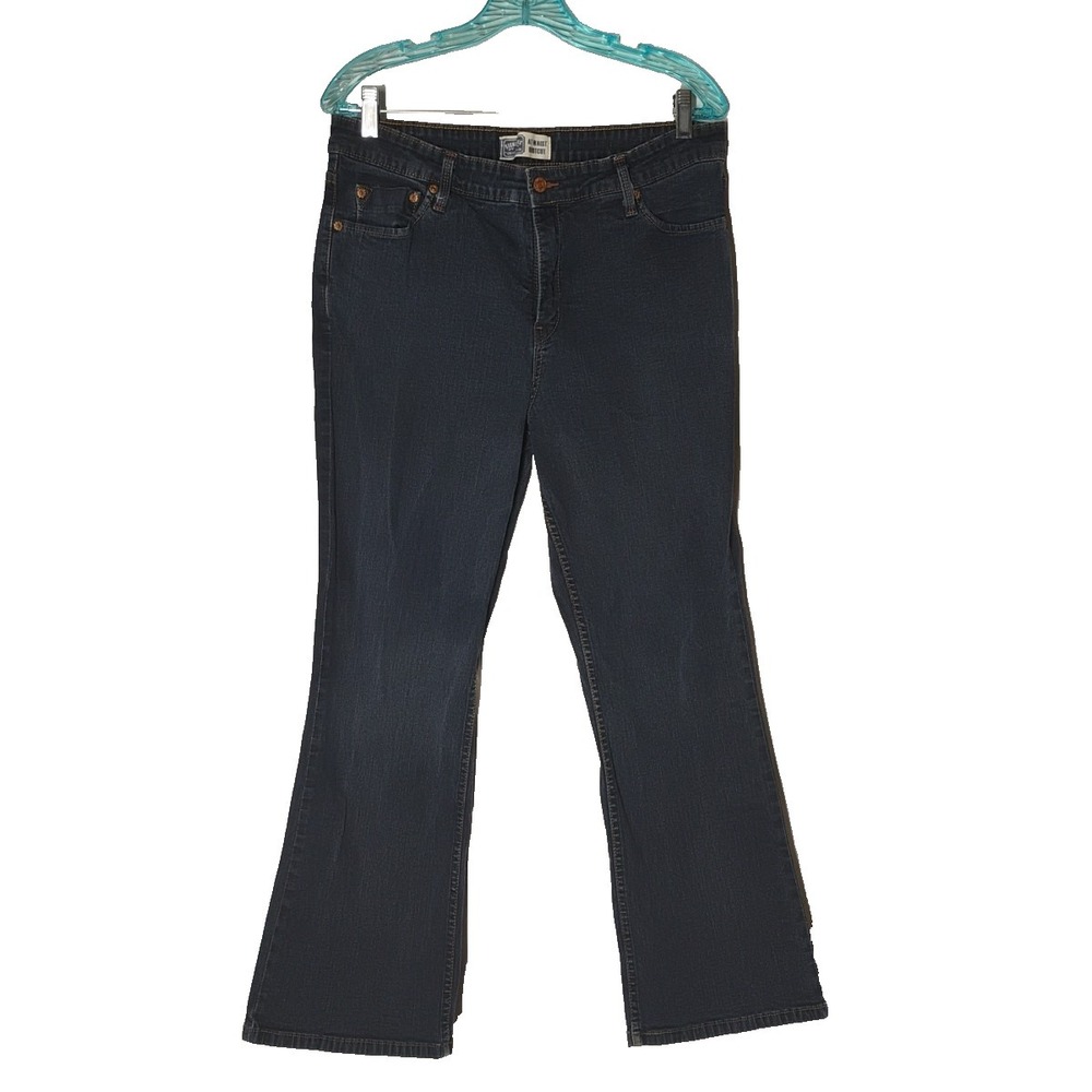 Levi's Signature At Waist Misses 16 (31x28) Bootcut Dark Denim Blue Jeans